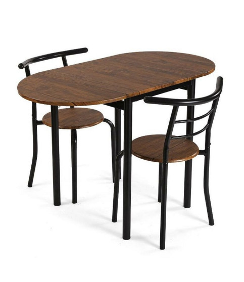 MESA Y 4 SILLAS DUCK 121 × 55 × 78 CM