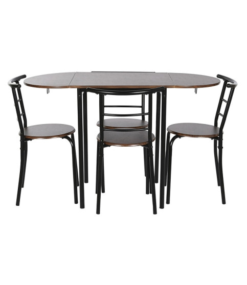 MESA Y 4 SILLAS DUCK 121 × 55 × 78 CM
