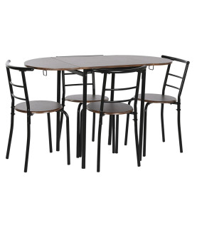 MESA Y 4 SILLAS DUCK 121 × 55 × 78 CM