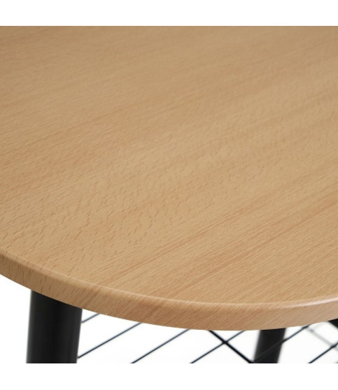 TABLE AND 2 CHAIRS RAUL BAR BLACK
