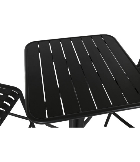 MESA Y 2 SILLAS TIME BLACK