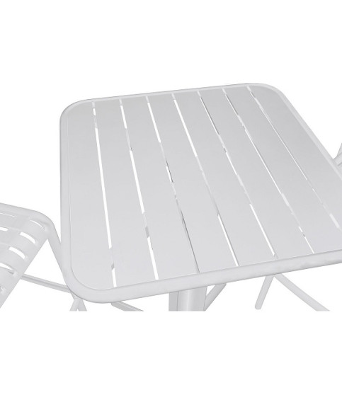 MESA Y 2 SILLAS TIME WHITE