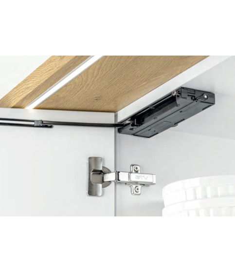 Mecanismo push to open y soft close para frentes de muebles estándar