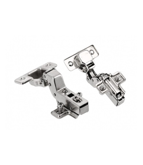 Bisagra Hidráulica Empotrada GTV Ø35 PRESTIGE, H=0, Clip-On, 3D, sin tornillos euro Bisagra Hidráulica Empotrada GTV Ø35 PRESTIGE, H=0, Clip-On, 3D, sin tornillos euro