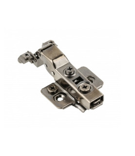Bisagra semiencajada para marco de aluminio SILENTO PRO, con cierrapuertas, prow H=0, 3D, bolsa de polietileno, sin euro, color negro