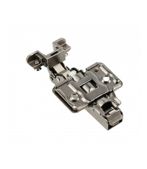 Half-overlay hinge for aluminum frame SILENTO PRO, with soft-close, prow H=0, 3D, polybag, without euro, black Half-overlay hinge for aluminum frame SILENTO PRO, with soft-close, prow H=0, 3D, polybag, without euro, black