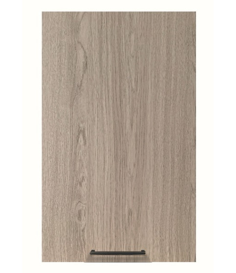 COCINA ARIEL ESQUINERA 310 × 370 CM LUX MDF — WENGUE PALERMO / GRIS SOFT