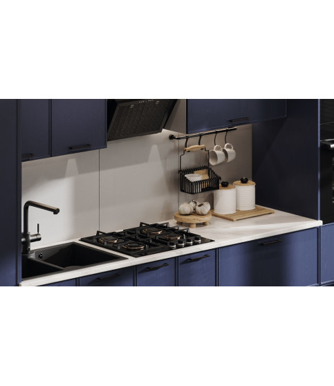 COCINA ARIEL 320 СМ MDF ROBLE AZUL