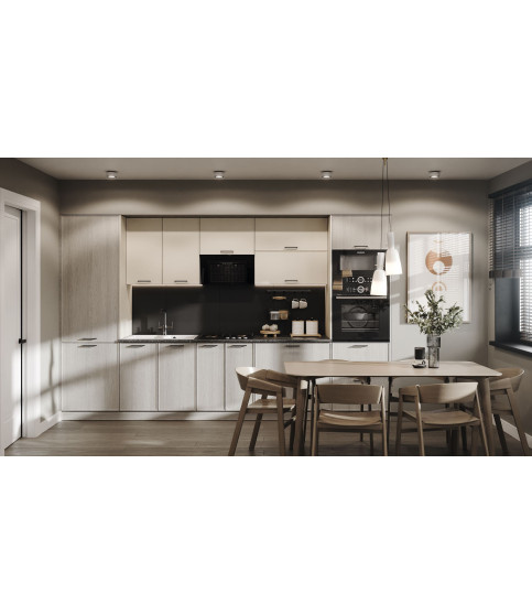 COCINA ARIEL 320 СМ MDF WENGUÉ PARMA