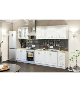 COCINA OLYA 260 BLANCO MADERA LUX