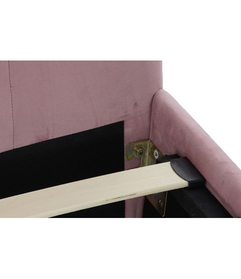 CAMA DKD HOME DECOR DE MADERA ROSA 180 × 200 CM