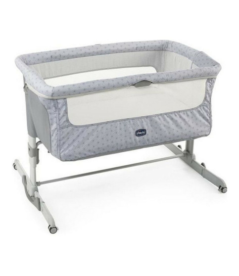 CUNA PARA BEBÉ CHICCO NEXT2ME DREAM — GRIS PLATEADO