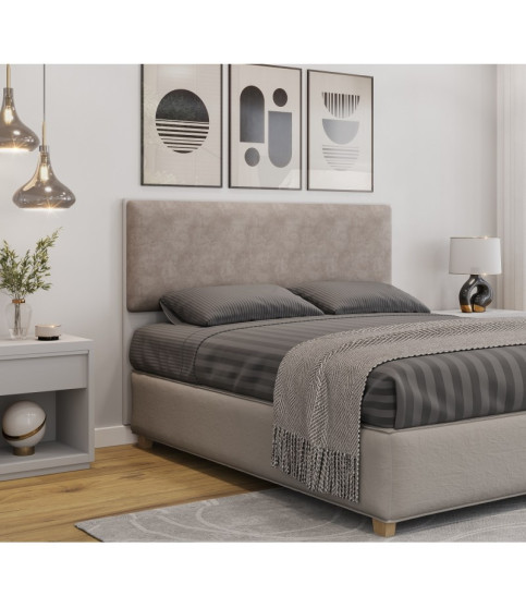 CABECERO DE CAMA UNI 160 MDF MIEL TEJIDO PANAMA