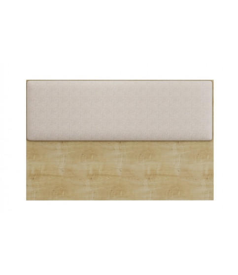 CABECERO DE CAMA UNI 160 MDF MIEL TEJIDO PANAMA