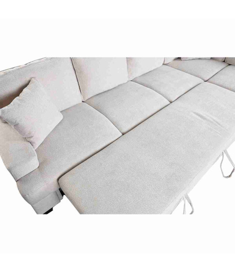 SOFÁ CAMA ESPRIT HOME BEIGE MODERNO