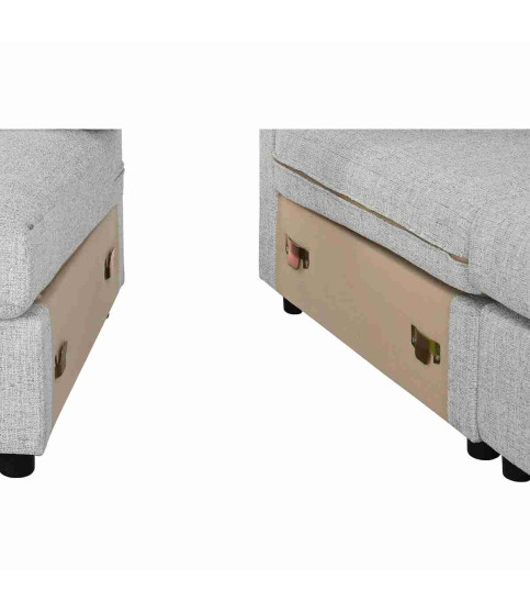 SOFÁ ESPRIT HOME GRIS CLARO LOFT
