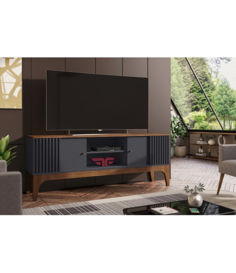 Mueble TV FLORENCIA grafito y matte 160 cm