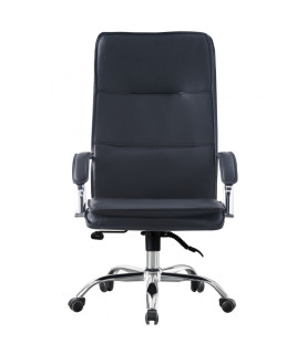 Sillón de oficina NEROTH, alto, mecanismo multifunción, similpiel crema