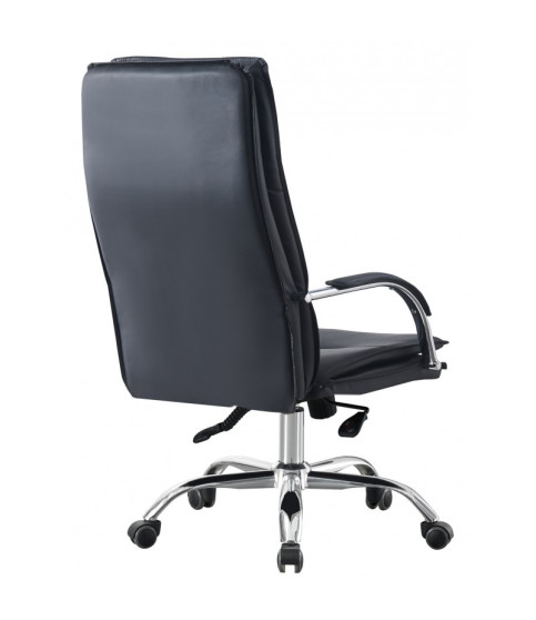 Sillón de oficina NEROTH, alto, mecanismo multifunción, similpiel crema