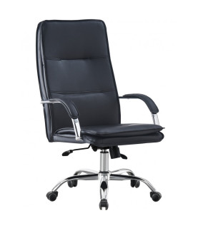 Sillón de oficina NEROTH, alto, mecanismo multifunción, similpiel crema