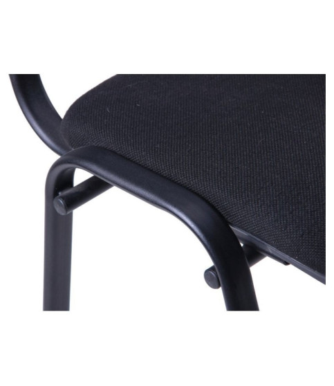 Silla NIZA NEW AM, chasis epoxi negro, tejido A1, color negro