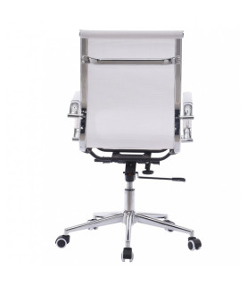 Sillón de oficina IGOR blanco de malla