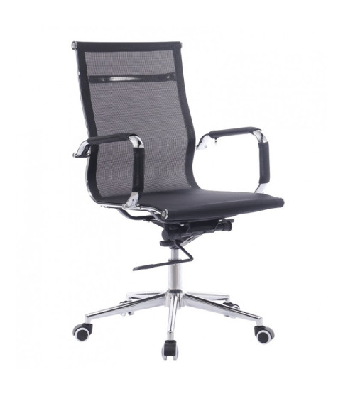 Sillón de oficina IGOR blanco de malla