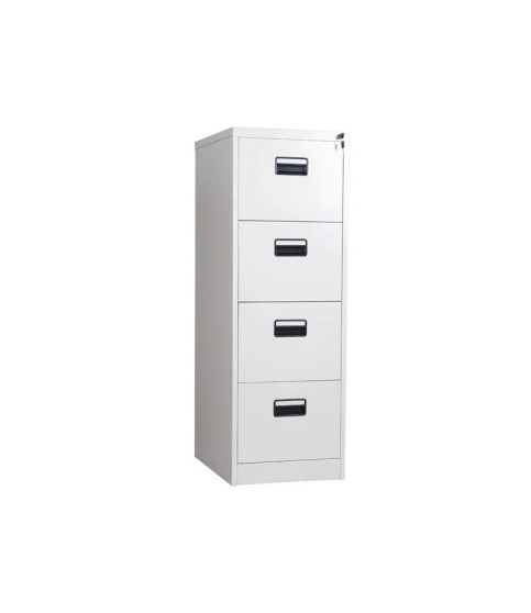 Archivador metálico OLIMPO, 4 cajones, gris ral 7035