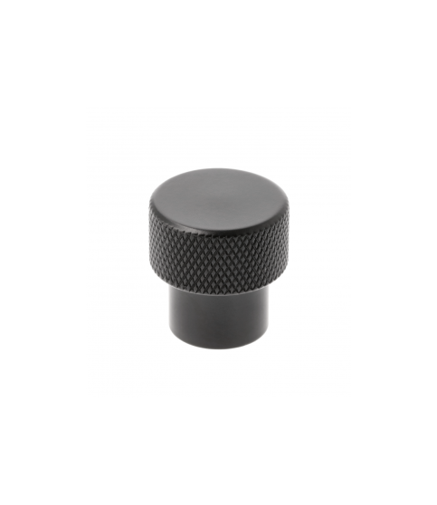 Pomo de aluminio STRUCTURE negro mate