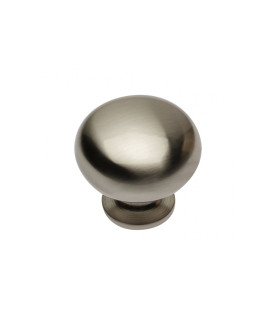 Pomo de acero BERGAMO acero inoxidable – acero cepillado