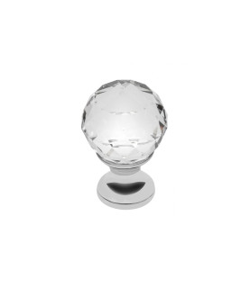 Pomo Crystal Palace A 20  mm (CROMO + CRISTAL)