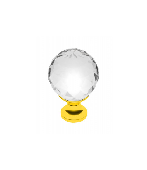 Pomo Crystal Palace A 30  mm (DORADO + CRISTAL)