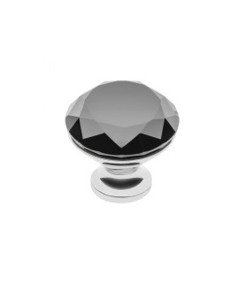 Pomo Crystal Palace B 40  mm (CROMO + CRISTAL)