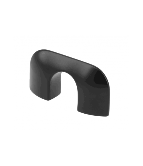 Tirador MILANO de zink y aluminio C=32 negro mate