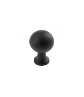 Pomo de zamak NORD negro mate