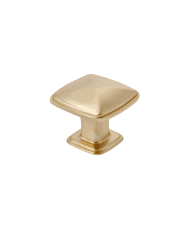 Pomo ZnAl POINT inox – acero cepillado