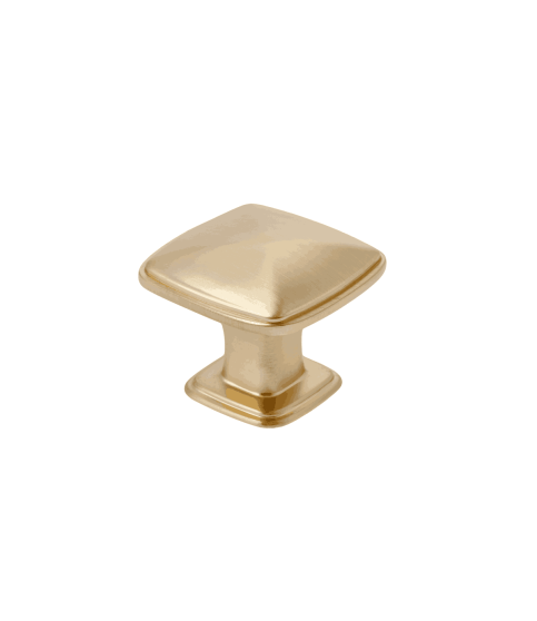 Pomo ZnAl POINT inox – acero cepillado