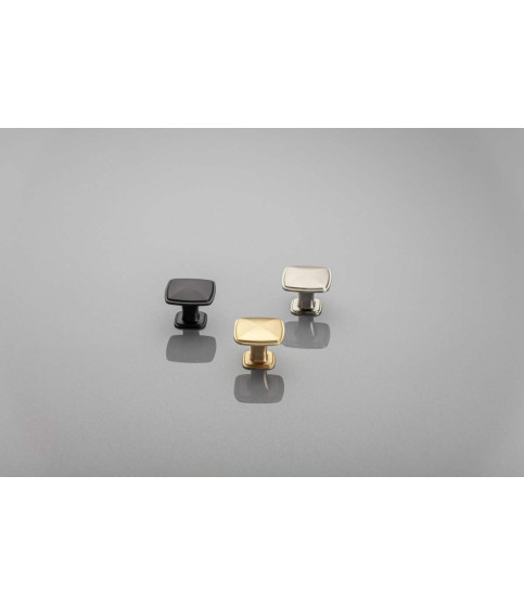 Pomo ZnAl POINT inox – acero cepillado