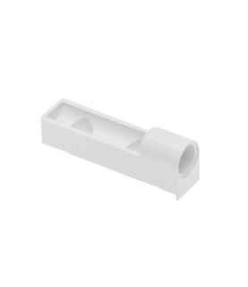 Adaptador para cierre suave recto blanco