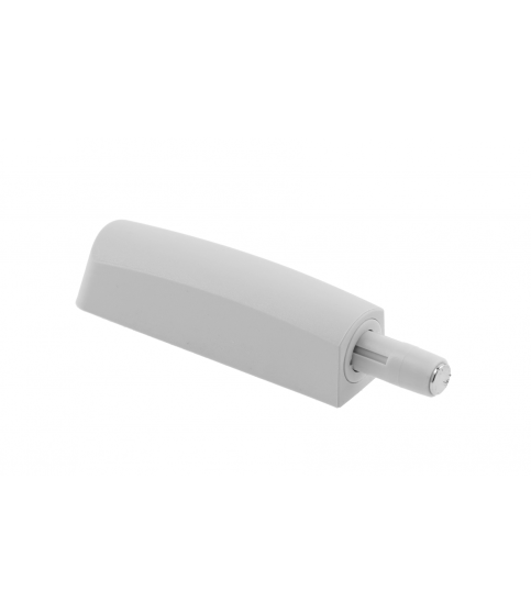 Amortiguador corto con adaptador de goma, blanco Amortiguador corto con adaptador de goma, blanco