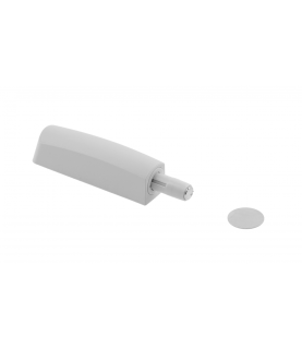 Amortiguador corto con adaptador imantado, gris