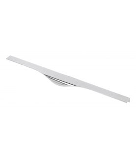 Soporte de aluminio PICADO C=224/496/18mm cromado