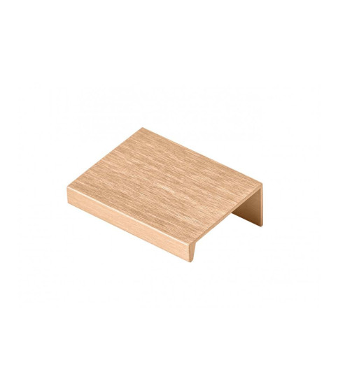 Tirador de aluminio HEXI (oro cepillado) 32 mm/50 mm
