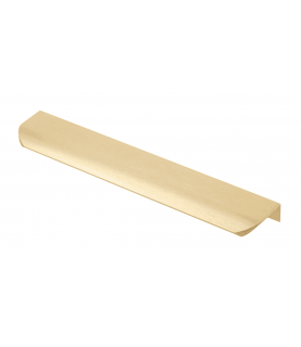 Tirador de aluminio HEXA C=192 mm oro claro cepillado
