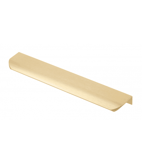 Tirador de aluminio HEXA C=192 mm oro claro cepillado