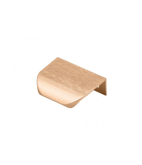 Tirador de aluminio HEXA C=32 mm oro cepillado