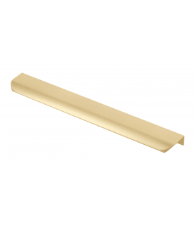 Tirador de aluminio HEXA (oro claro cepillado) 256 mm/290 mm