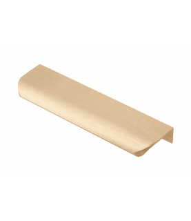 Tirador de aluminio HEXA C=96 mm oro cepillado