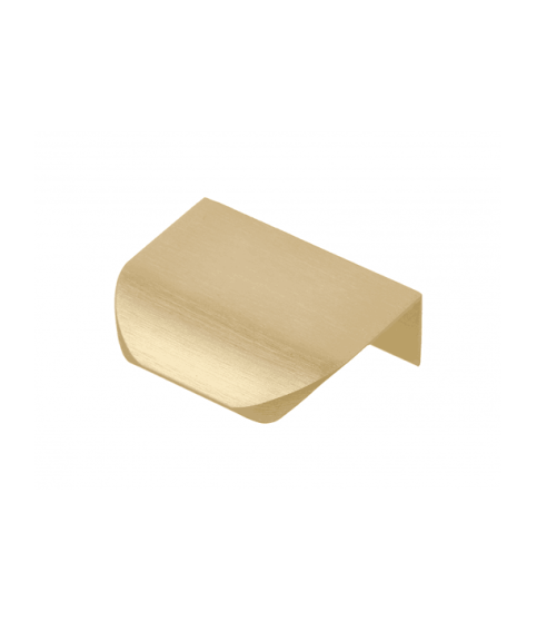 Tirador de aluminio HEXA C=32 mm oro claro cepillado