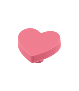 TIRADOR INFANTIL DE GOMA CORAZÓN ROSA